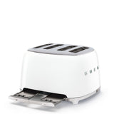 Smeg 50's Style 4 Slice Toaster In Gloss White