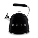 Smeg 50's Style Whistling Kettle In Black