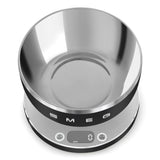 Smeg Collezione Digital Kitchen Scale In Matte Black