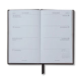 Smythson 2027 Panama Weekly Diary with Pocket In Black