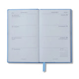 Smythson 2027 Panama Weekly Diary With Pocket In Nile Blue