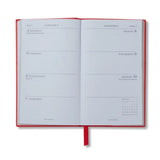 Smythson 2027 Panama Weekly Diary With Pocket In Red
