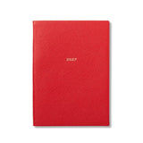 Smythson 2027 Soho Weekly Diary In Panama, Red