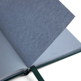 Smythson Soho Notebook In Panama, Forest Green