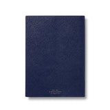 Smythson Soho Notebook in Panama In Navy