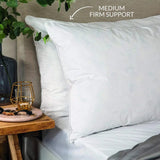 Snuggledown Wash & Dry Me Duck Down Medium Support Back Sleeper Pillow