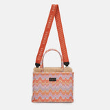 Sorena Caldera Medium Tote Bag In Orange Multi