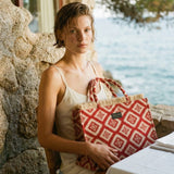 Sorena Kalokairaki Large Tote Bag In Red
