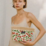 Sorena Samiopoula Cherry Clutch