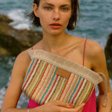 Sorena Samiopoula Straw Clutch