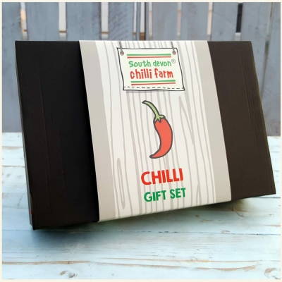 South Devon Farm Chilli Gift Selection (Black Hamper Box)