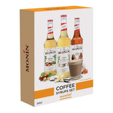 Monin 3 x Cappuccino Coffee Syrup Set, 5cl