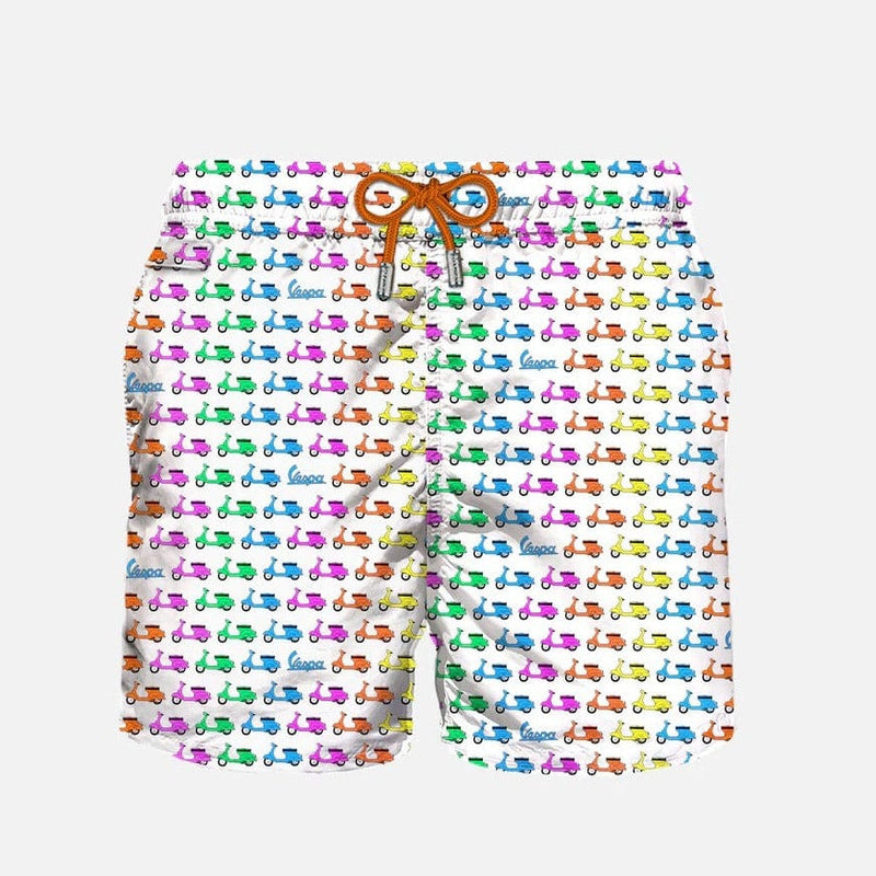 St Barth MC2 Ultralight Swim Short Mini Vespa Multi