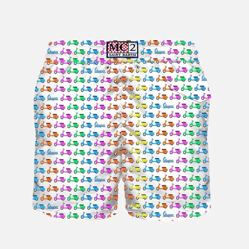 St Barth MC2 Ultralight Swim Short Mini Vespa Multi