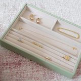 Stackers Classic Ring Bracelet Layer In Sage Green
