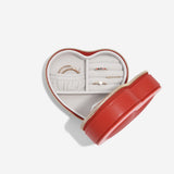 Stackers Heart Travel Jewellery Box In Red