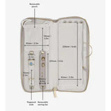Stackers Jewellery Roll In Taupe Woven