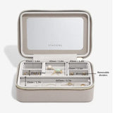 Stackers Luxury Travel Jewellery Box In Taupe