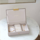 Stackers Mini Jewellery Box Lid Grey