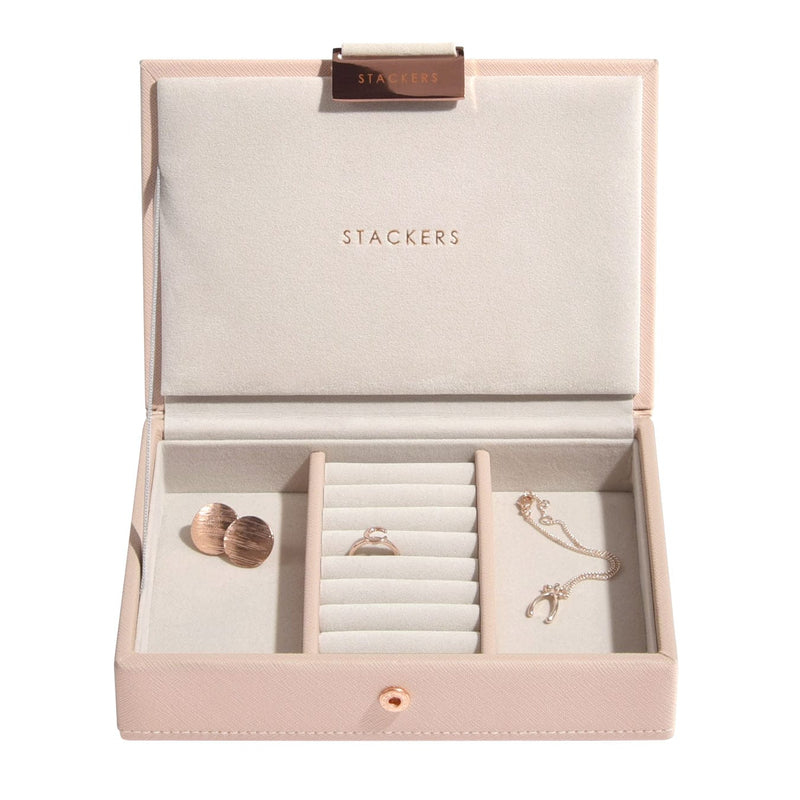 Stackers Mini Jewellery Box Lid Pink