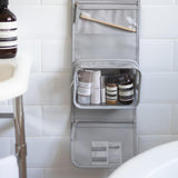 Stackers Small Hanging Washbag In Pebble Grey