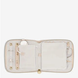 Stackers Square Jewellery Roll In Blush Raffia