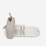 Stackers Wraparound Makeup Bag In Taupe