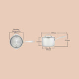 Stellar Profile 20cm Draining Saucepan 3.25L