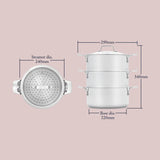 Stellar 3-Tier Steamer Set 24cm