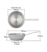 Stellar Eclipse 24cm Chef's Pan 2L