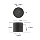 Stellar Rocktanium 14cm Non-Stick Milk/Sauce Pot 1.6L