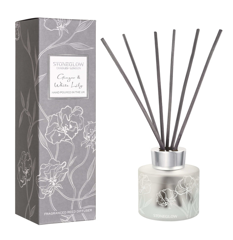 Stoneglow Day Flower Ginger & White Lily Reed Diffuser