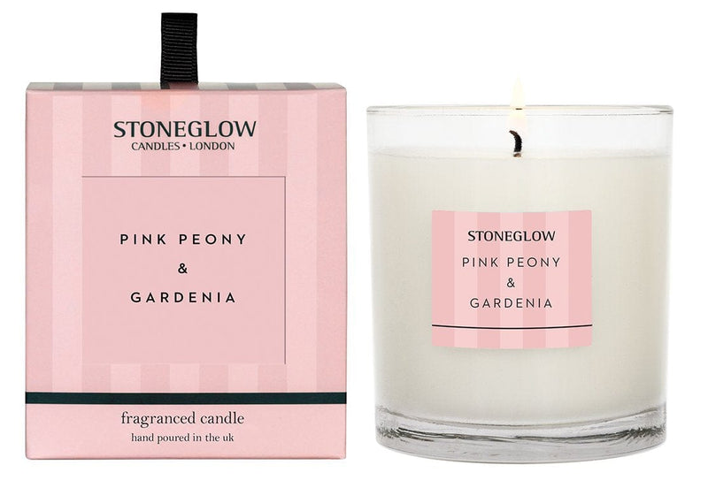 Stoneglow Modern Classic Pink Peony Candle