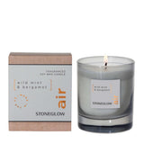 Stoneglow Elements - Air - Wild Mint & Bergamot - Scented Candle - Boxed Tumbler