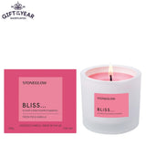 Stoneglow Affirmations Bliss Fresh Fig & Vanilla Scented Candle Tumbler