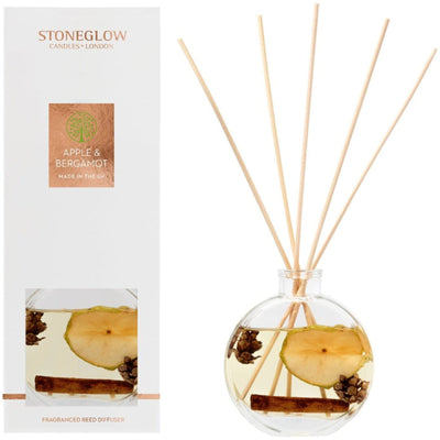 Stoneglow Apple & Bergamot Scented Reed Diffuser