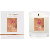 Stoneglow Cranberry & Spice Medium Natural Wax Candle