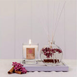 Stoneglow Cranberry & Spice Medium Natural Wax Candle