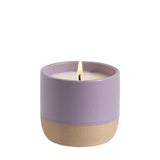Stoneglow Elements Moon Lavender & Mint Scented Soy Wax Ceramic Candle Tumbler Purple