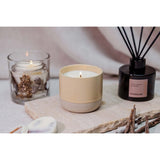 Stoneglow Elements Santo & Amber Scented Soy Wax Ceramic Candle Tumbler