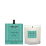Stoneglow Fresh Linen & Citrus Scented Candle Boxed Tumbler