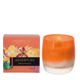 Stoneglow Infusion - Adventure - Saffron & Bergamot - Scented Candle - Tumbler (Orange)