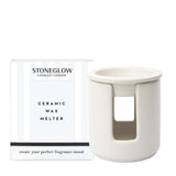 Stoneglow Modern Classics Ceramic Wax Melter White