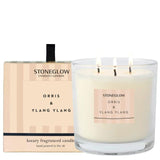 Stoneglow Modern Classics Orris & Ylang Ylang 3-Wick Scented Candle 760g