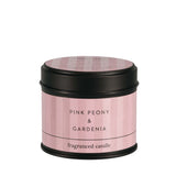 Stoneglow Modern Classics Pink Peony & Gardenia Scented Candle Tin 135g