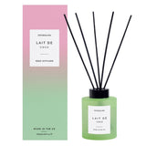 Stoneglow Sol Lait De Coco Scented Reed Diffuser 130ml In Green Glass