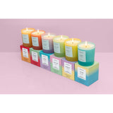 Stoneglow Sol Popped Cherry Soy Wax Scented Candle Tumbler In Red Glass
