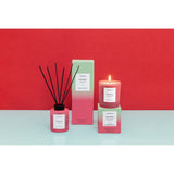 Stoneglow Sol Popped Cherry Soy Wax Scented Candle Tumbler In Red Glass