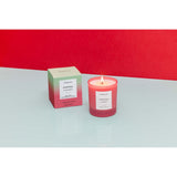 Stoneglow Sol Soy Wax Scented Candle Popped Cherry Red Glass