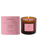 Stoneglow The Walled Garden Sunset Jasmine Rose Neroli Scented Natural Wax Candle Tumbler